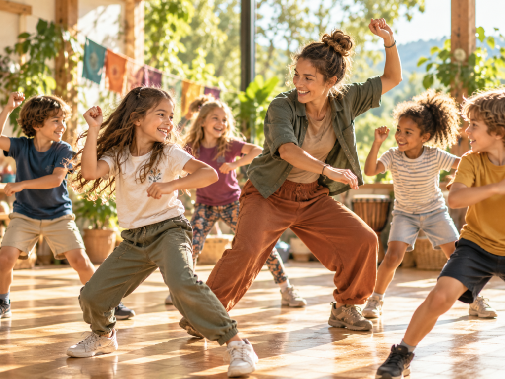 atelier de danse en plein air